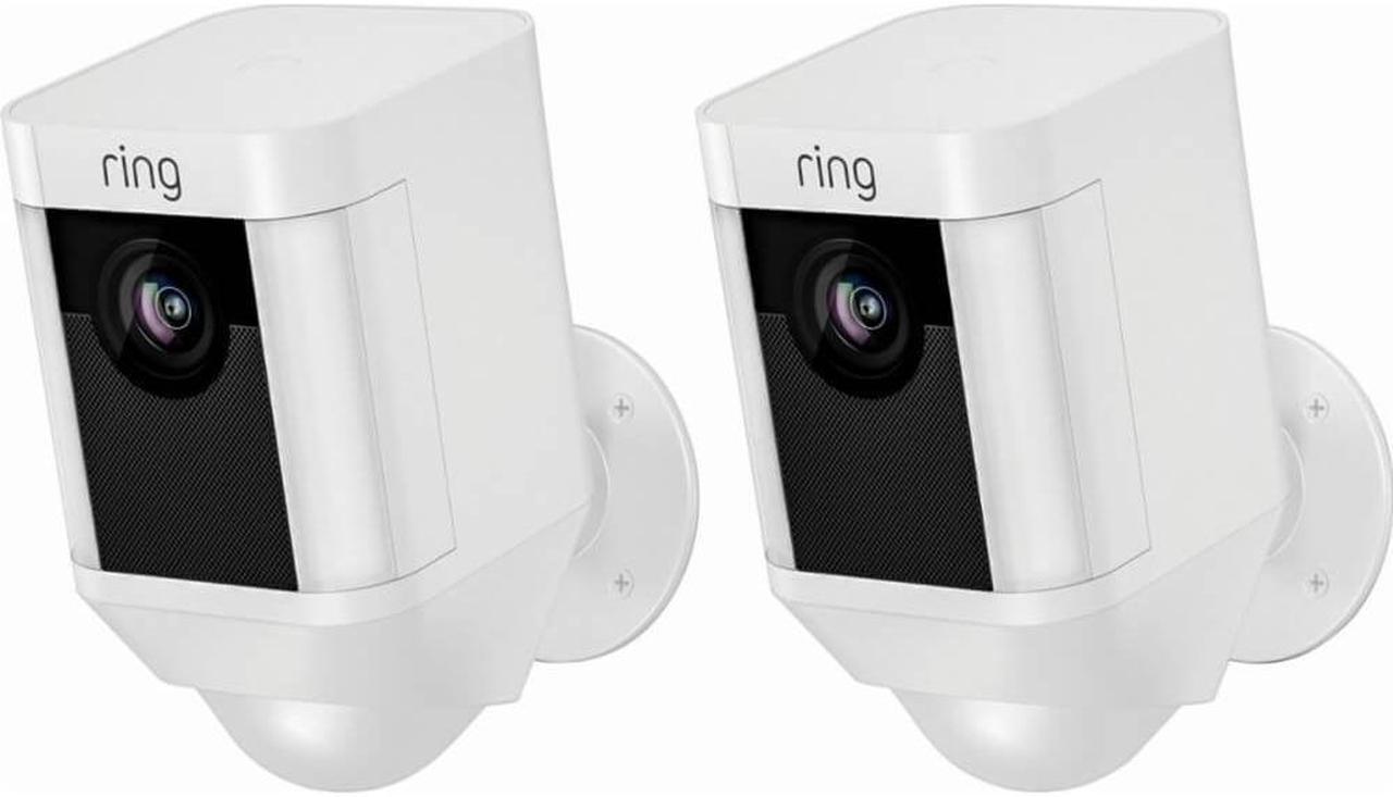 Ring RINGSPOT2PKW Spotlight Cam Battery (2 Pack) - White