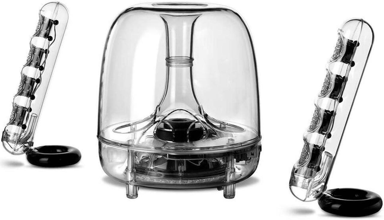 Alt view image 12 of 13 - Harman Kardon SoundSticks III 2.1 Plug and Play Multimedia Speaker System