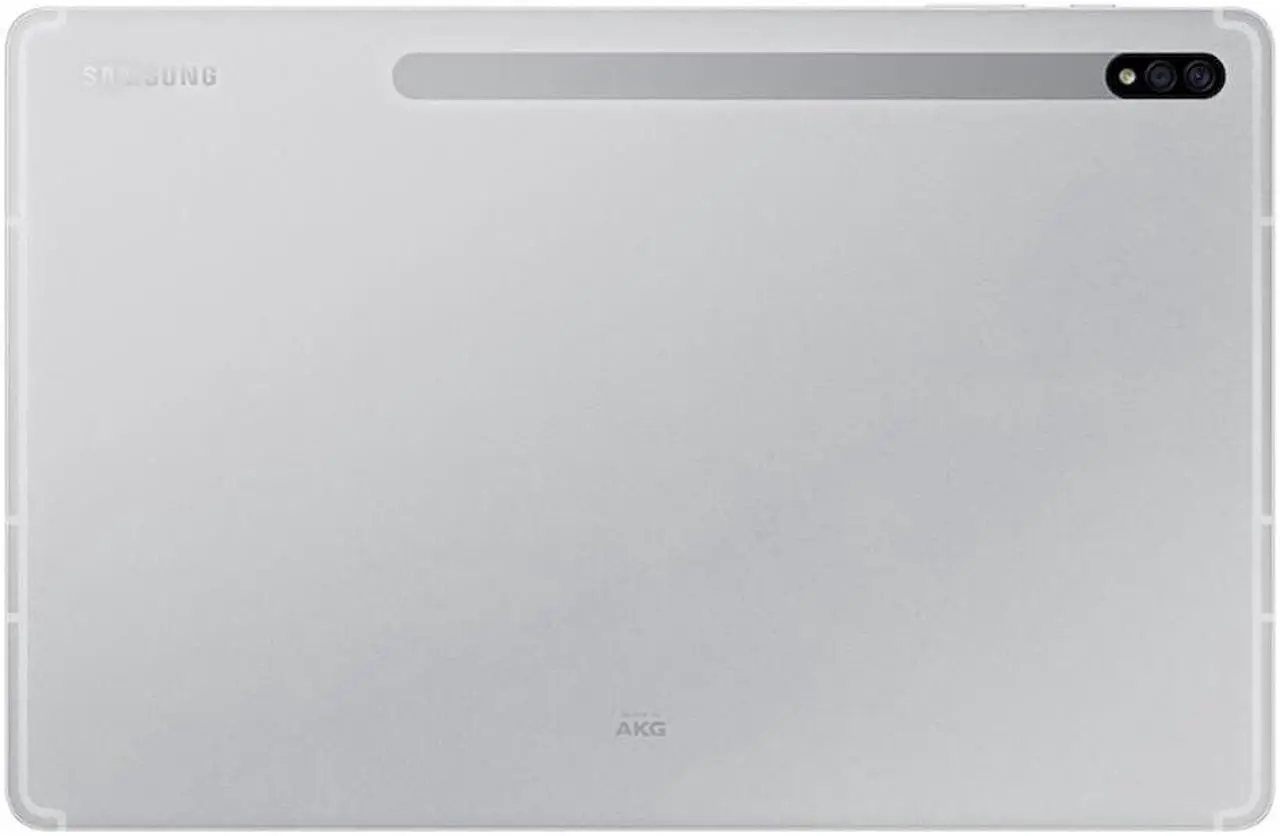 Alt view image 5 of 16 - Samsung Galaxy Tab S7+ 12.4-in 128GB Tablet - Mystic Silver SM-T970NZSAXAR (2020)