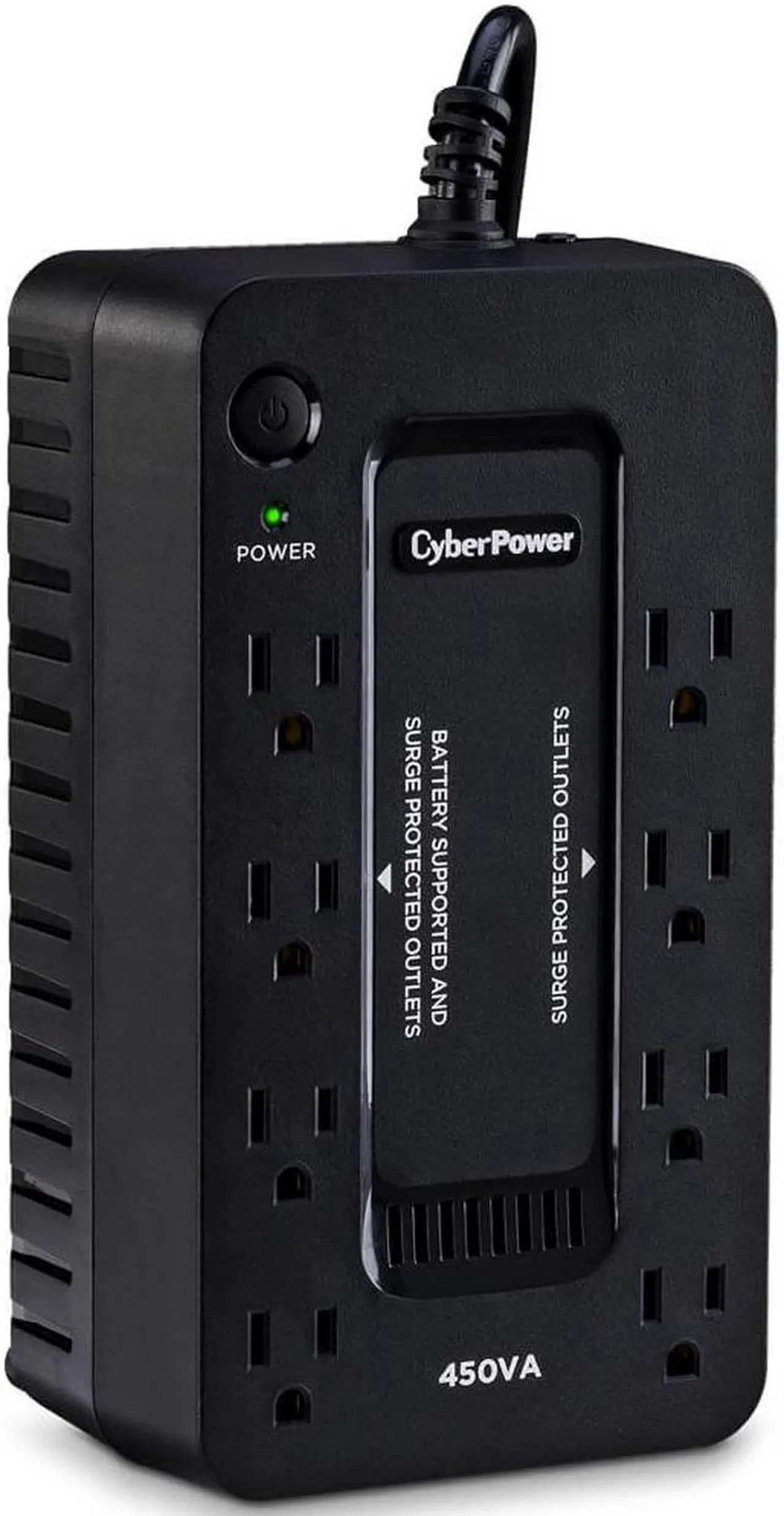 Alt view image 2 of 5 - CyberPower SE450G1 UPS PC Battery Backup