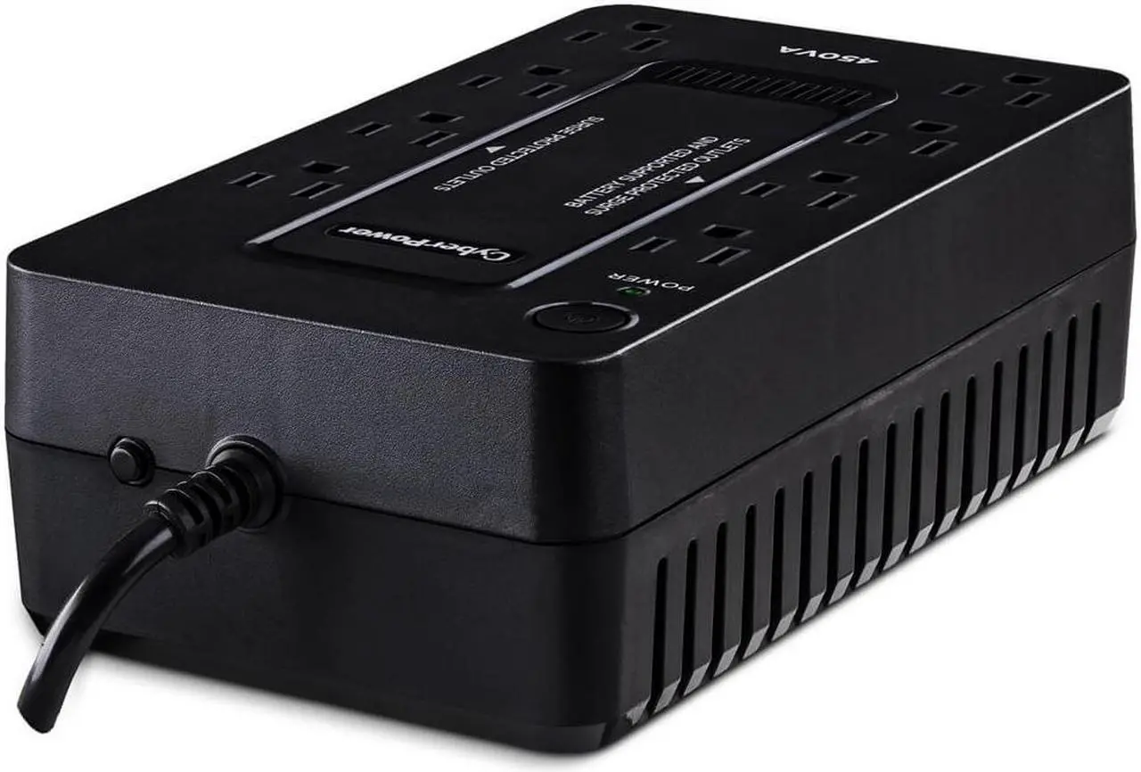 Alt view image 3 of 5 - CyberPower SE450G1 UPS PC Battery Backup