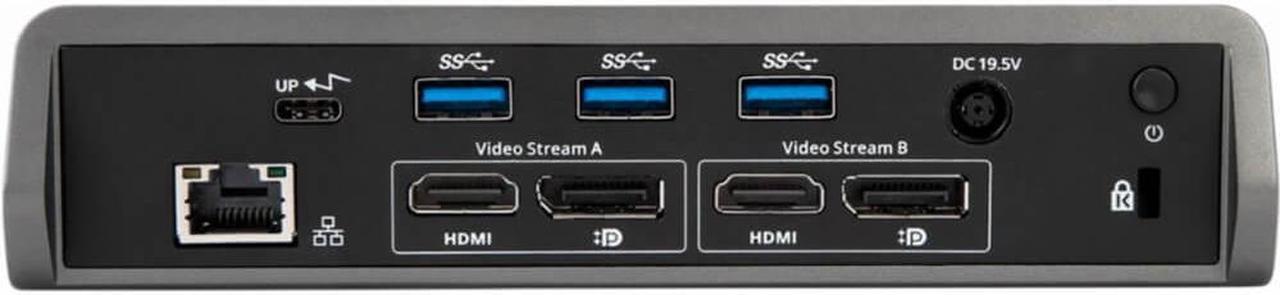 Alt view image 11 of 20 - Targus USB-C Universal DV4K Docking Station with Power - DOCK180USZ
