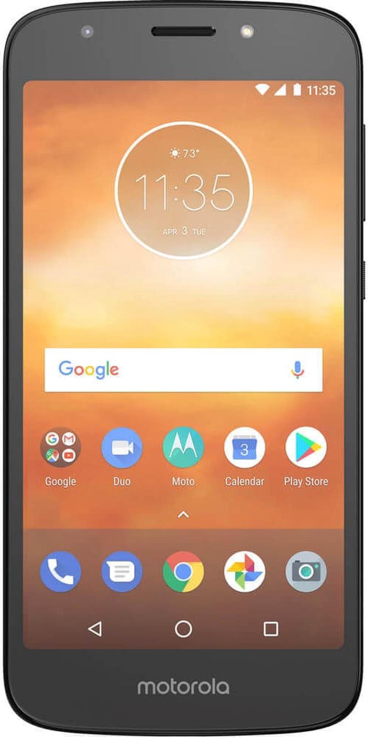 Alt view image 2 of 5 - Moto E5 Play 16GB XT1920-19 Dual SIM GSM Factory Unlocked 4G LTE 2GB RAM 5.2" TFT LCD 8 MP Camera Phone - Black - International Version