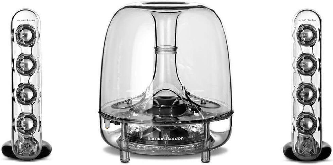 Alt view image 11 of 13 - Harman Kardon SoundSticks III 2.1 Plug and Play Multimedia Speaker System