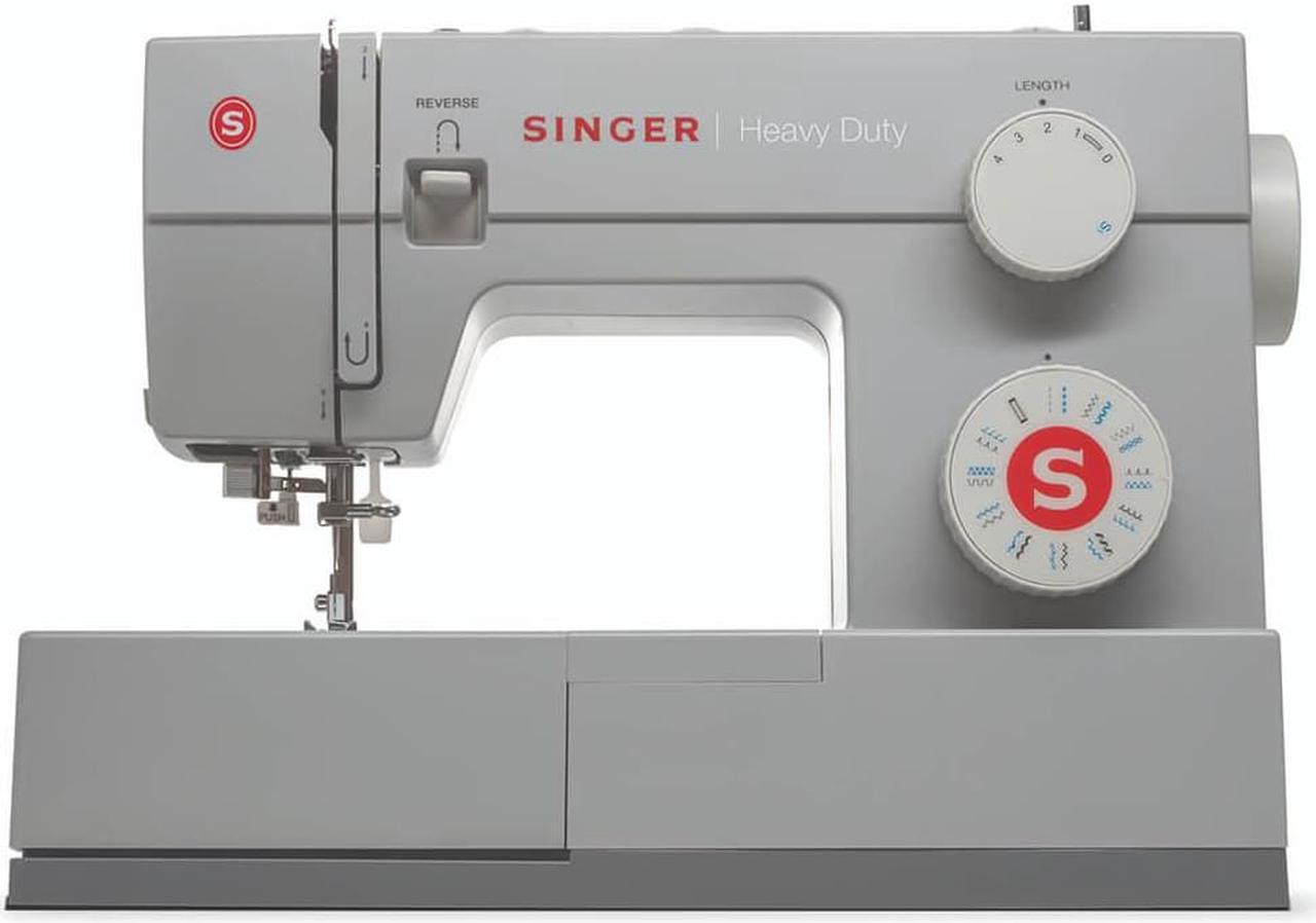 Alt view image 4 of 6 - Singer 44SFR Heavy Duty 44S Sewing Machine