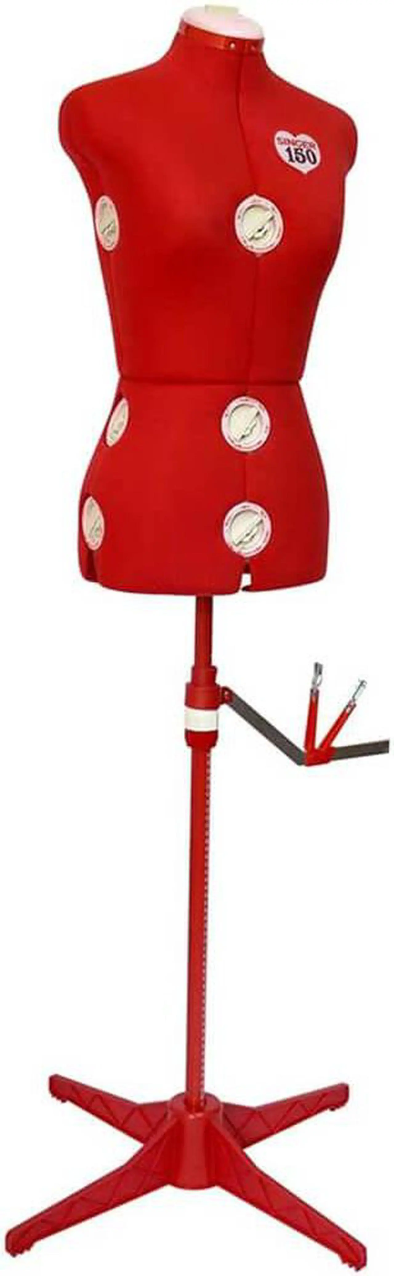Main image of Singer Red Adjustable Dress Form - Small/Medium
