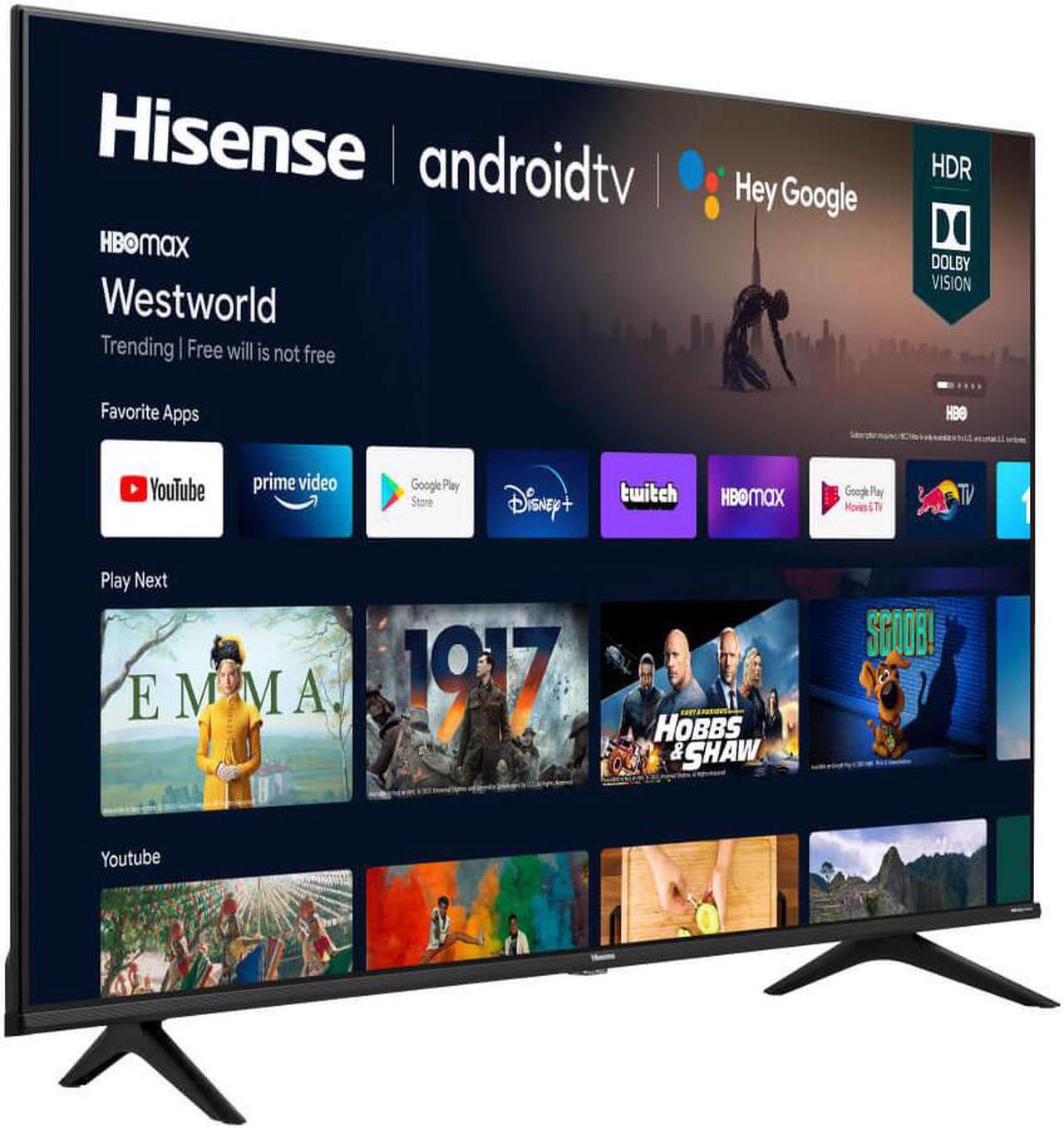 Alt view image 3 of 4 - Hisense 43A6G 43 inch A6G Series 4K UHD Android Smart TV