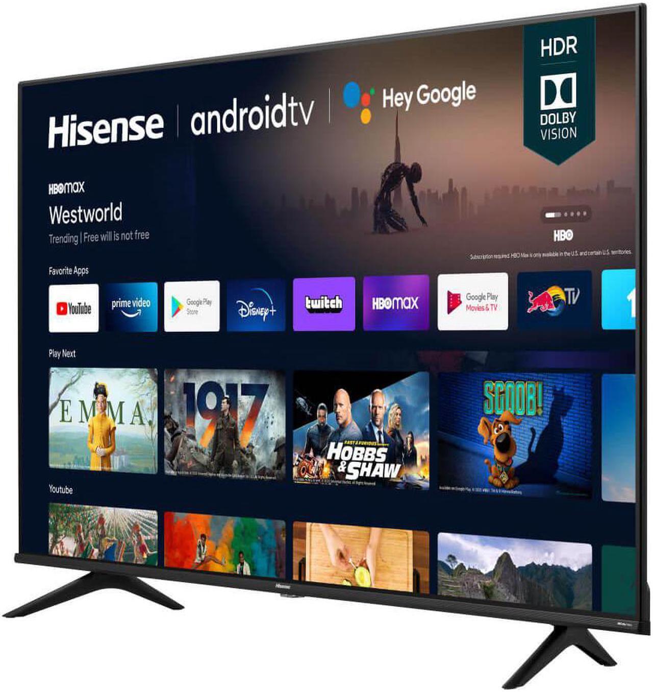 Alt view image 4 of 4 - Hisense 43A6G 43 inch A6G Series 4K UHD Android Smart TV