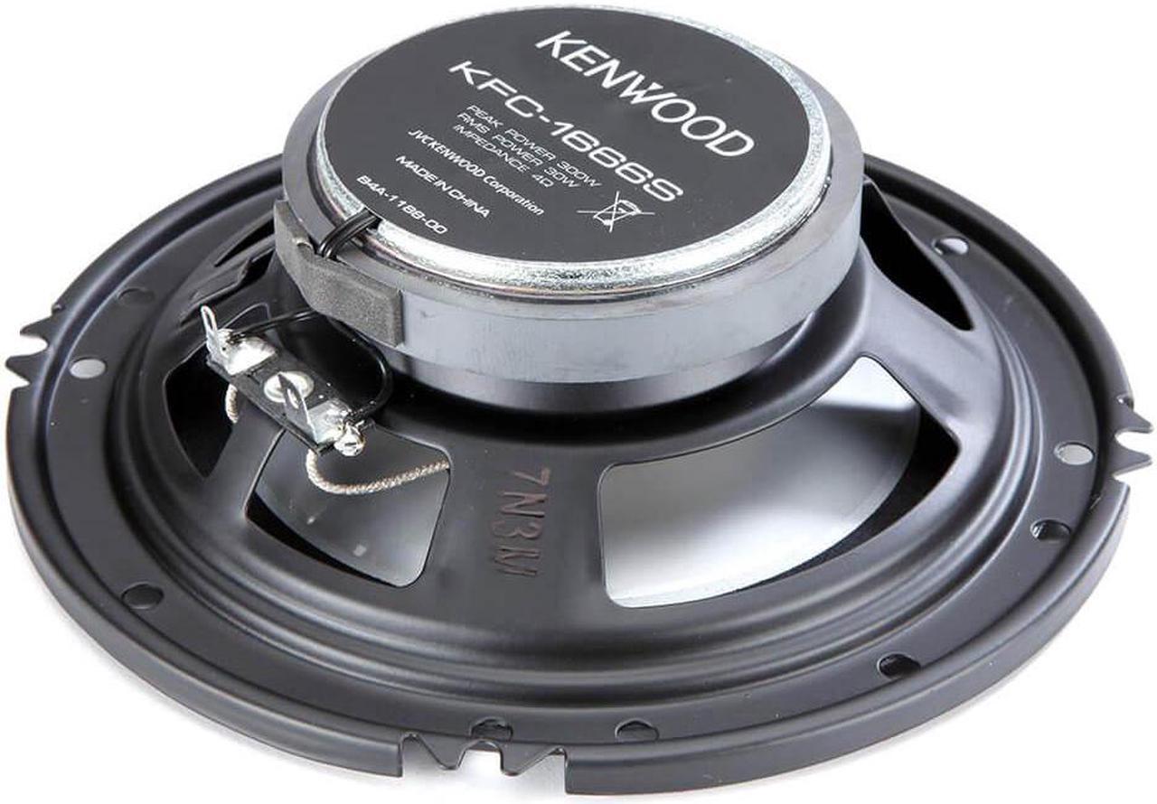 Alt view image 3 of 9 - Kenwood KFC1666 6.5 inch 2-Way Coaxial Speakers