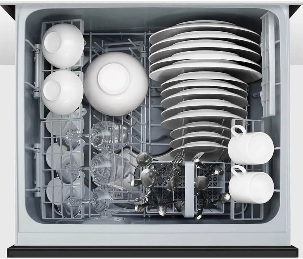 Alt view image 5 of 11 - fisher paykel dd24sax9n 24 inch drawers full console dishwasher with 6 wash cycles, in stainless steel