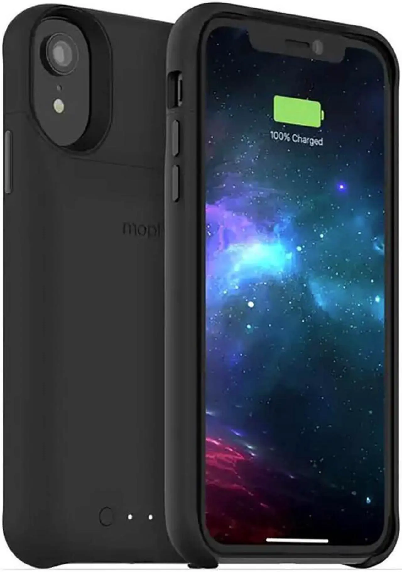 Alt view image 2 of 7 - mophie Juice Pack Access - Ultra-Slim Wireless Battery Case - Made for Apple iPhone XR (2,000mAh) - Black