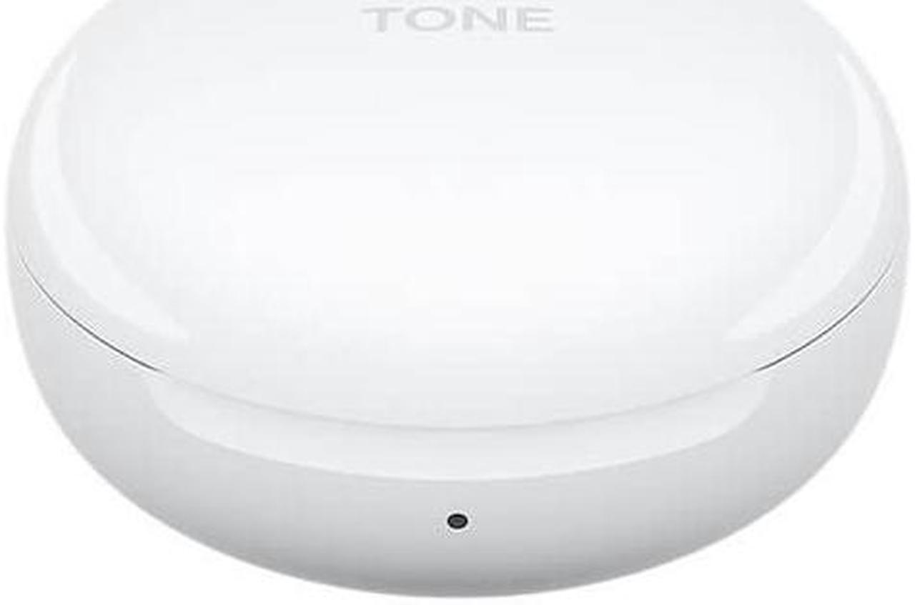 Alt view image 11 of 12 - LG TONE Free UVnano FN6 Wireless Earbuds w/ Meridian Audio - White