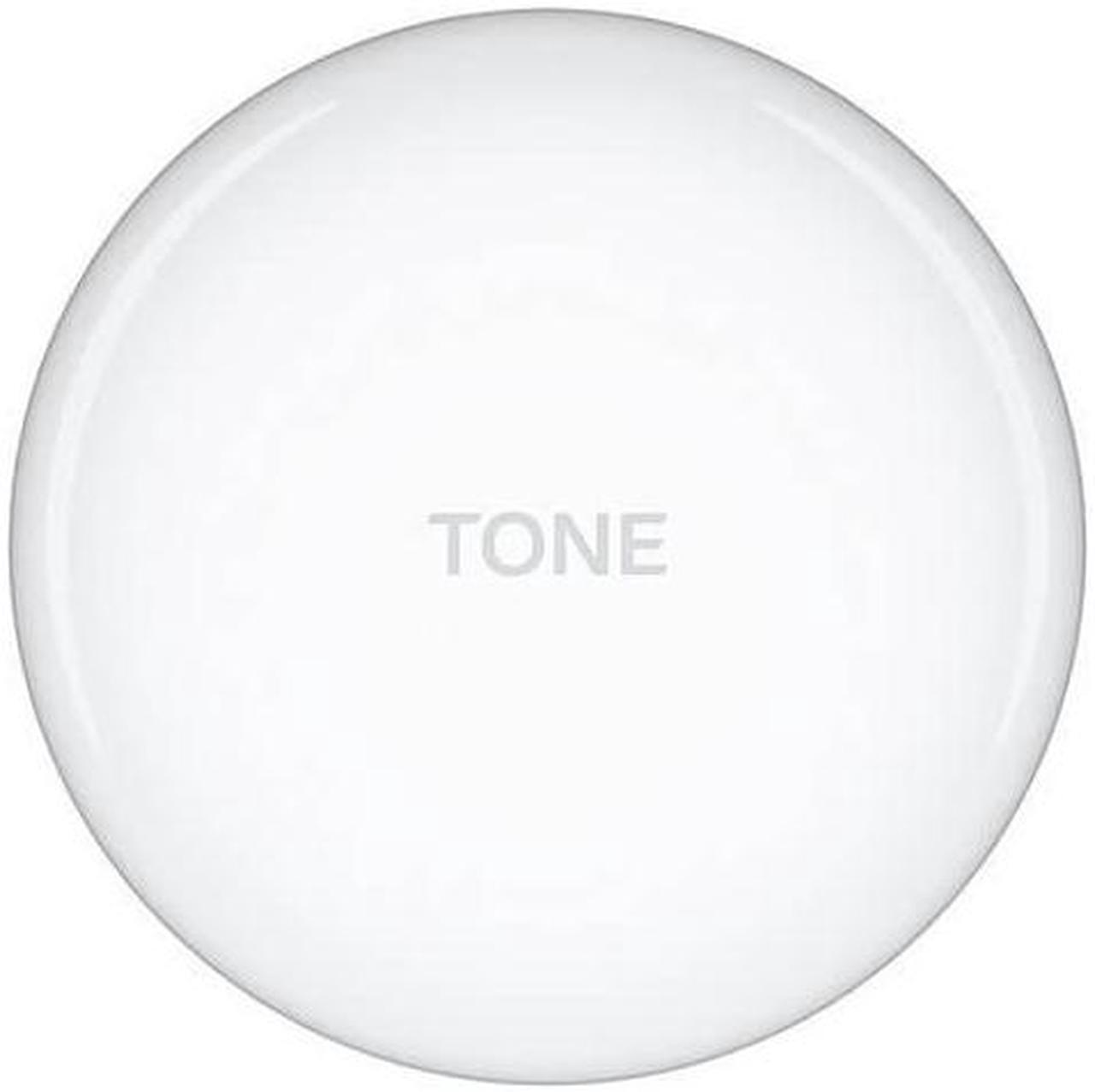 Alt view image 10 of 12 - LG TONE Free UVnano FN6 Wireless Earbuds w/ Meridian Audio - White