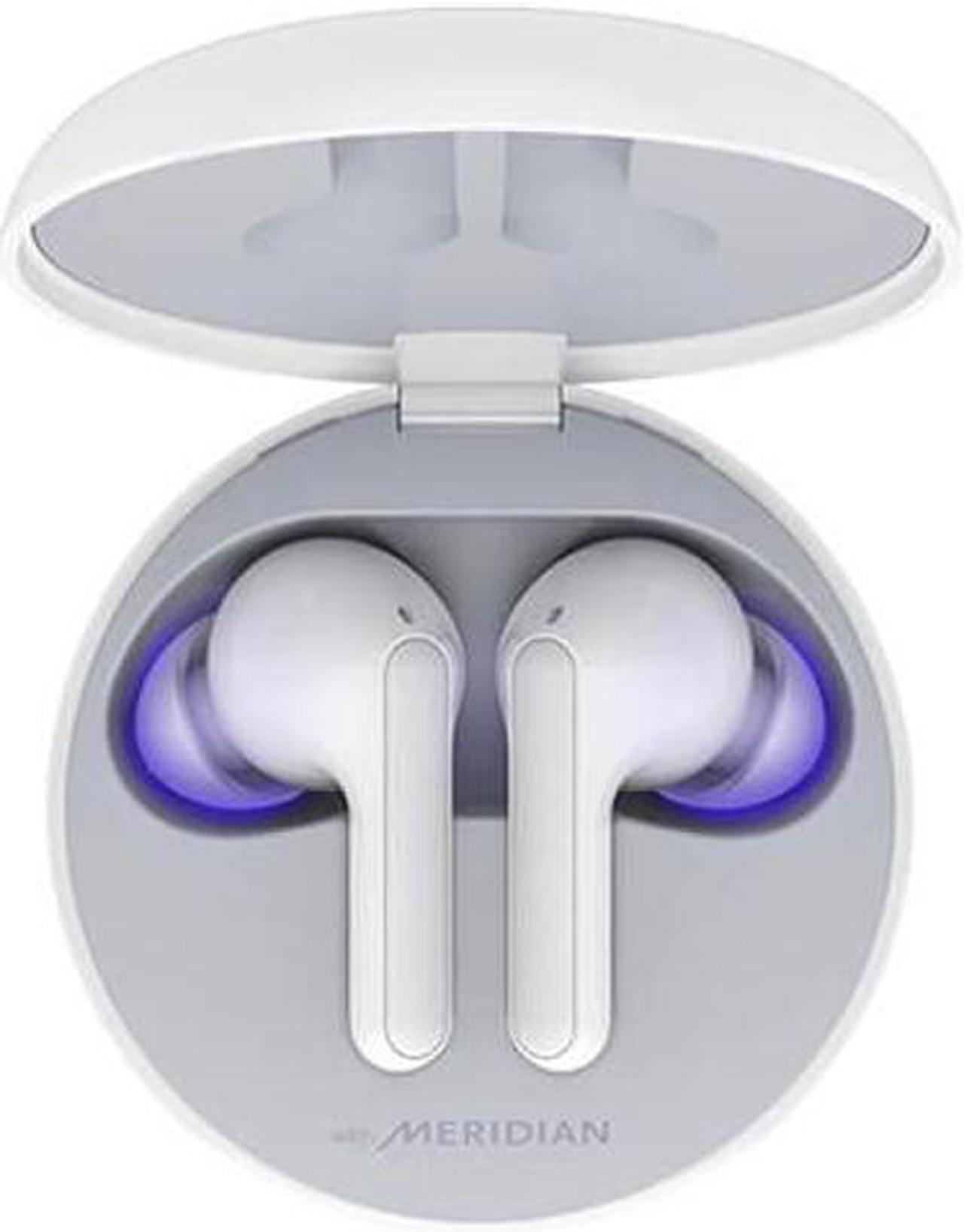 Alt view image 9 of 12 - LG TONE Free UVnano FN6 Wireless Earbuds w/ Meridian Audio - White