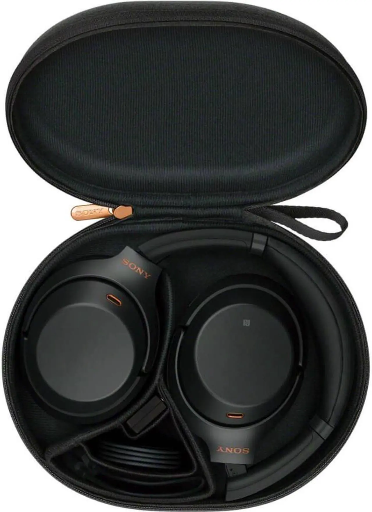Alt view image 10 of 20 - Sony WH-1000XM3/B Wireless Industry-Leading Noise-Cancelling Over-Ear Headphones (Black)