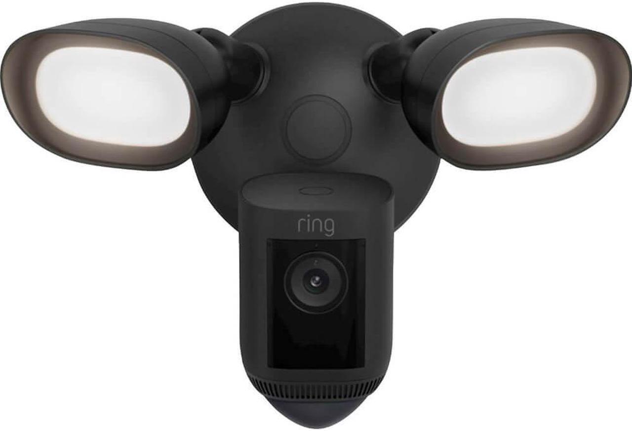 Alt view image 3 of 18 - Ring B08FCWQWDZ Floodlight Cam Wired Pro Surveillance Camera - 1080p - 1800 Lumens - LED - Outdoor - Wired - Night Vision - Amazon Alexa - Black
