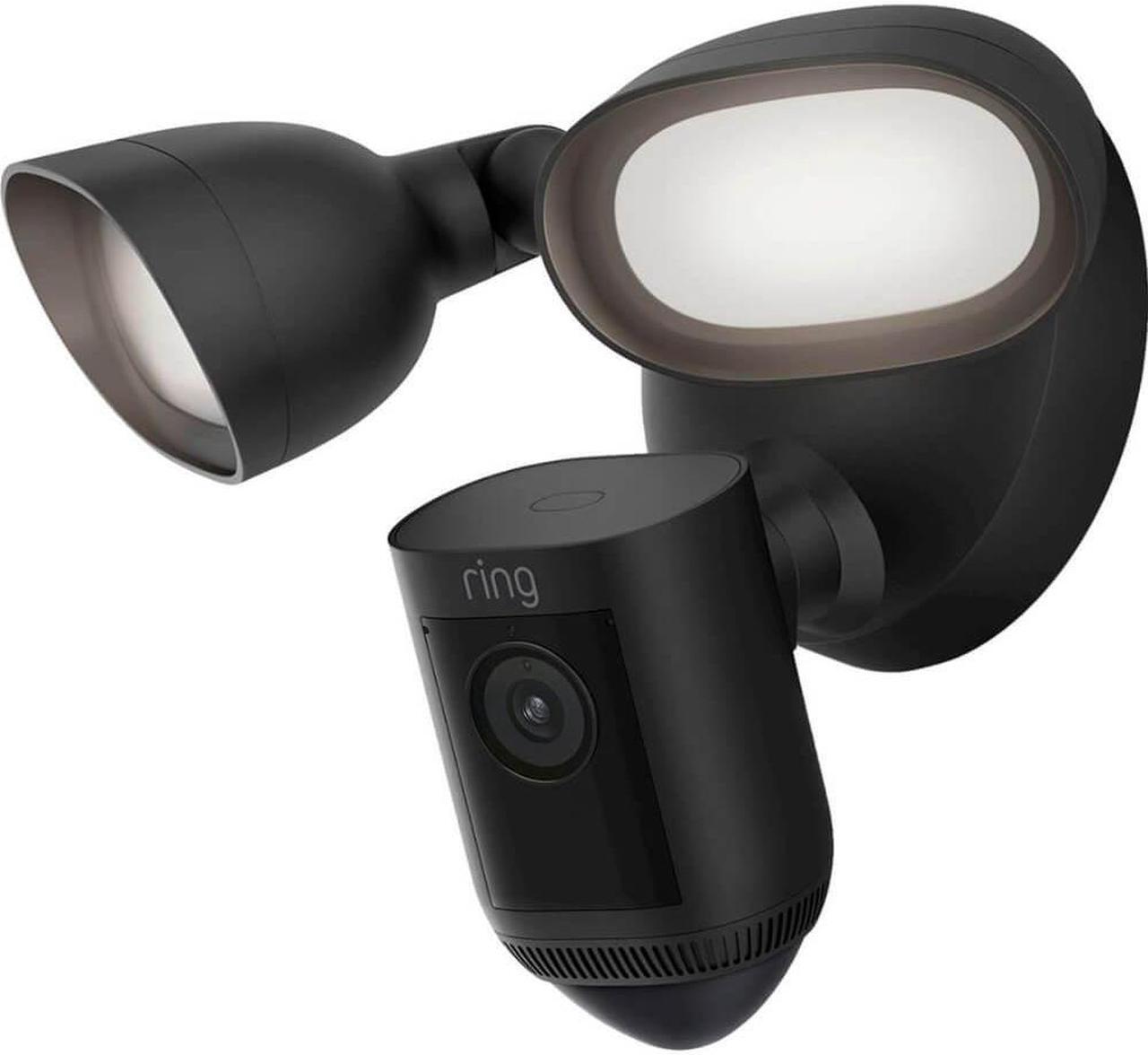 Alt view image 4 of 18 - Ring B08FCWQWDZ Floodlight Cam Wired Pro Surveillance Camera - 1080p - 1800 Lumens - LED - Outdoor - Wired - Night Vision - Amazon Alexa - Black