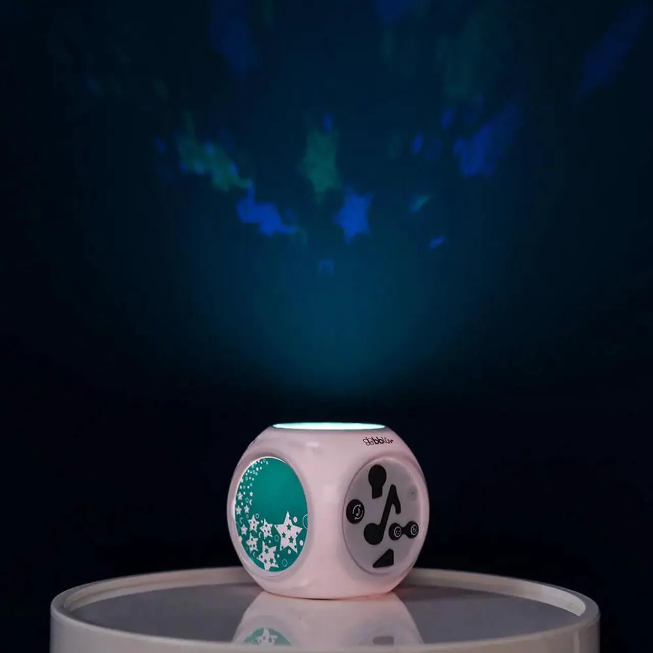 Alt view image 2 of 4 - bbluv B0137 Kube Sound Activated Musical Nightlight with Projection