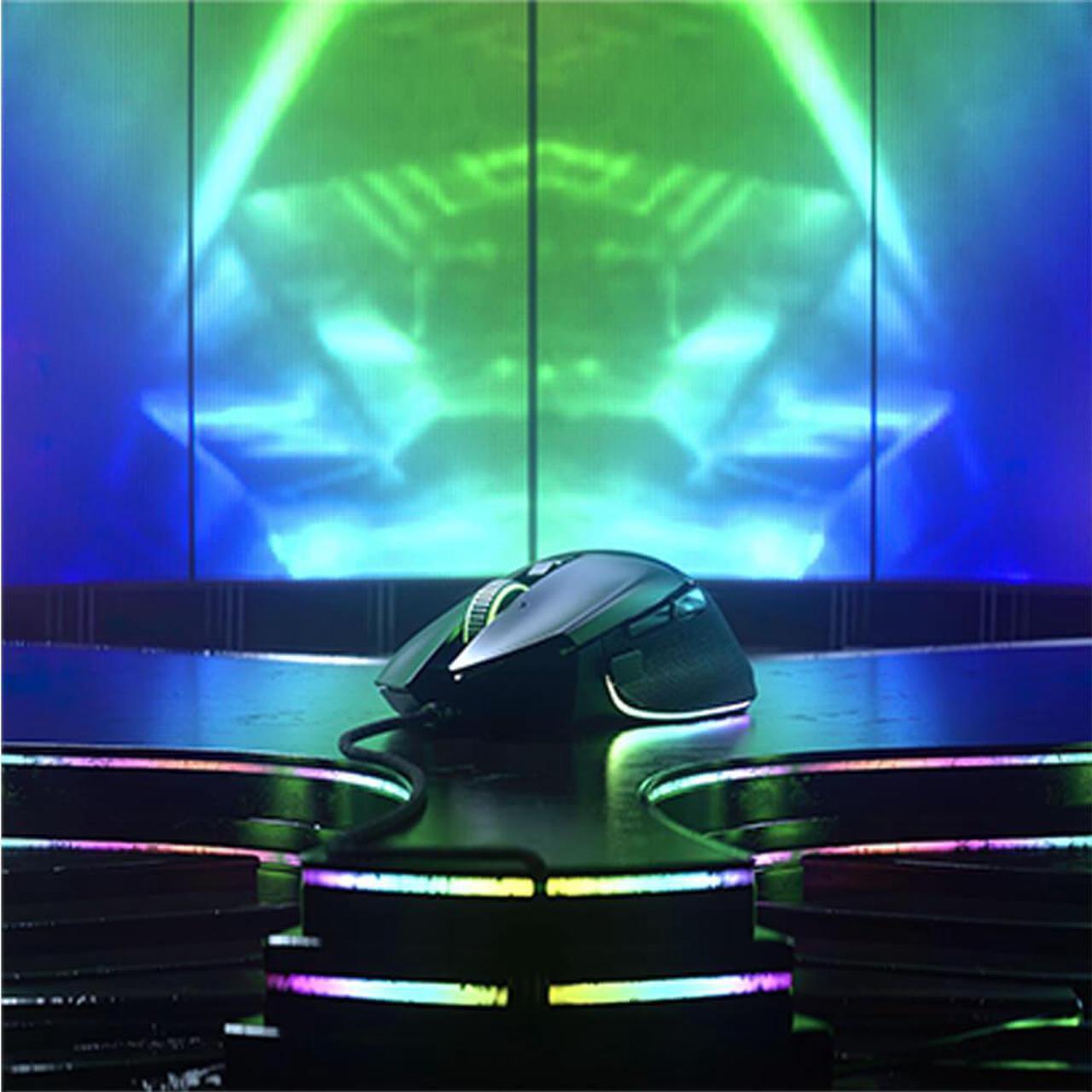 Alt view image 7 of 7 - Razer Basilisk V3 Customizable Ergonomic Gaming Mouse: Fastest Gaming Mouse Switch - Chroma RGB Lighting - 26K DPI Optical Sensor - 11 Programmable Buttons - HyperScroll Tilt Wheel - Classic Black