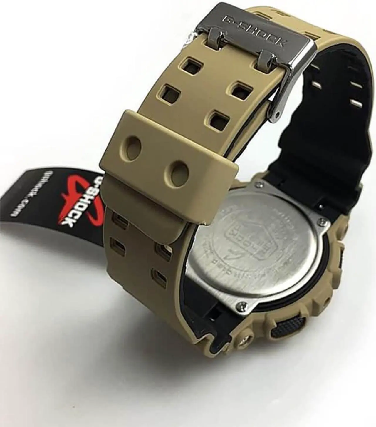 Alt view image 7 of 8 - Casio G-Shock Sand Beige Digital Analog Watch GA100L-8A GA-100L-8ACR