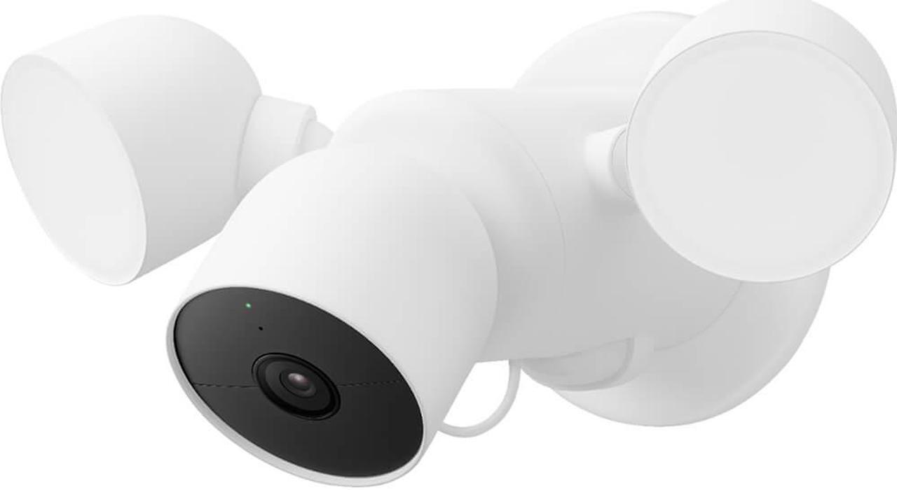 Alt view image 2 of 5 - Google Nest Camera with Floodlight - White