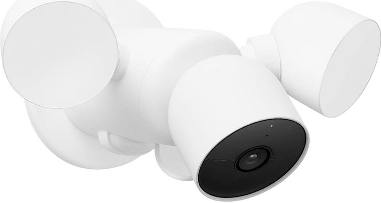 Alt view image 4 of 5 - Google Nest Camera with Floodlight - White