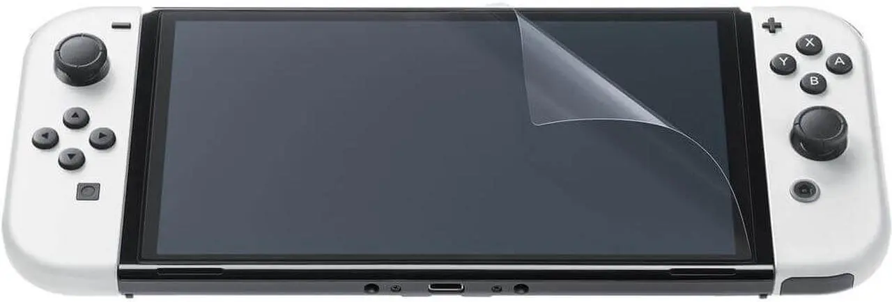 Alt view image 4 of 20 - Nintendo Switch Carrying Case & Screen Protector - Black and White