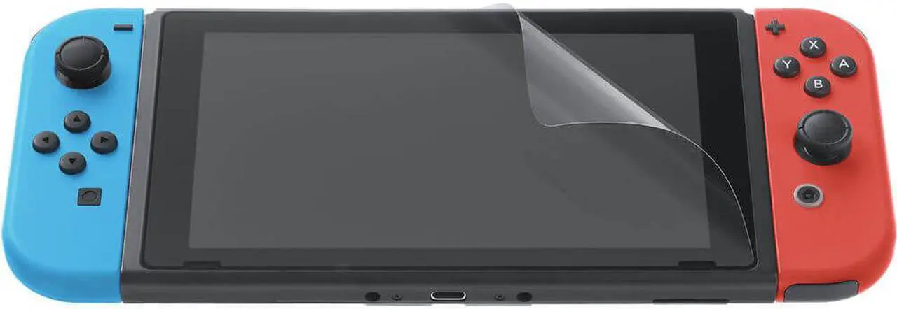 Alt view image 5 of 20 - Nintendo Switch Carrying Case & Screen Protector - Black and White