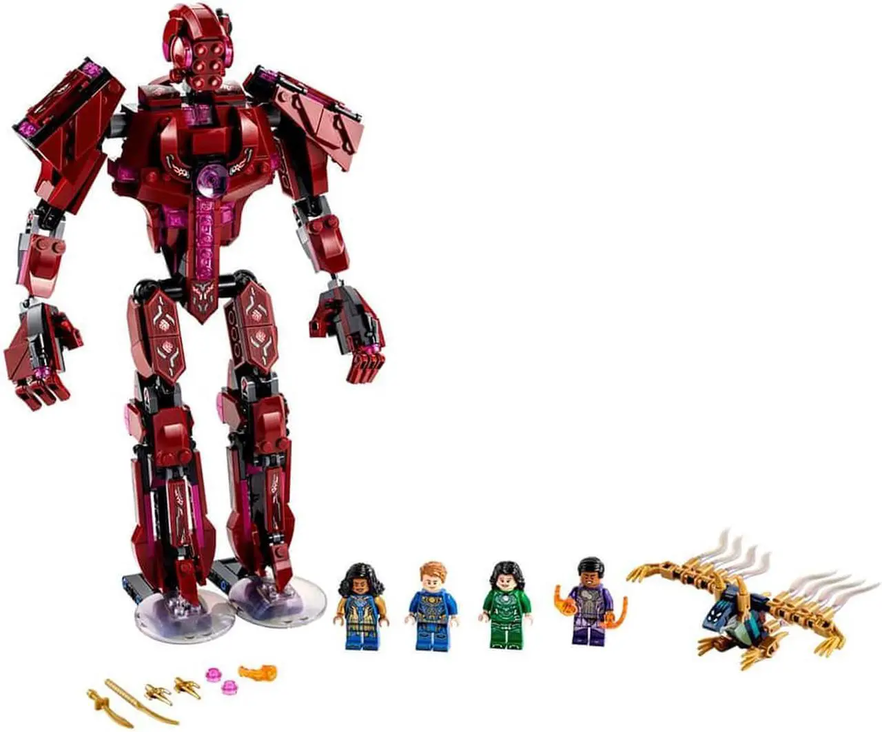 Alt view image 4 of 20 - LEGO 76155 Marvel The Eternals In Arishems Shadow 493 Piece Build Set, Age 7+