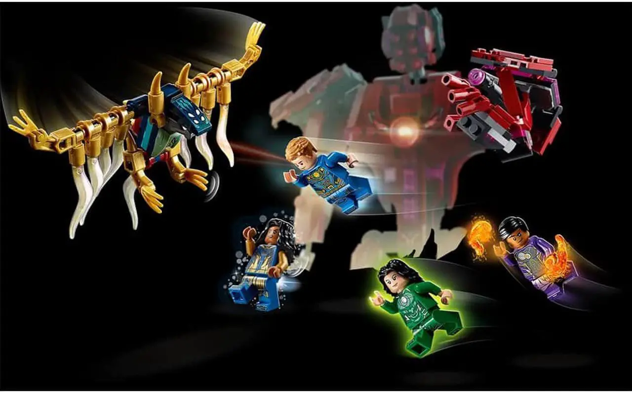 Alt view image 6 of 20 - LEGO 76155 Marvel The Eternals In Arishems Shadow 493 Piece Build Set, Age 7+