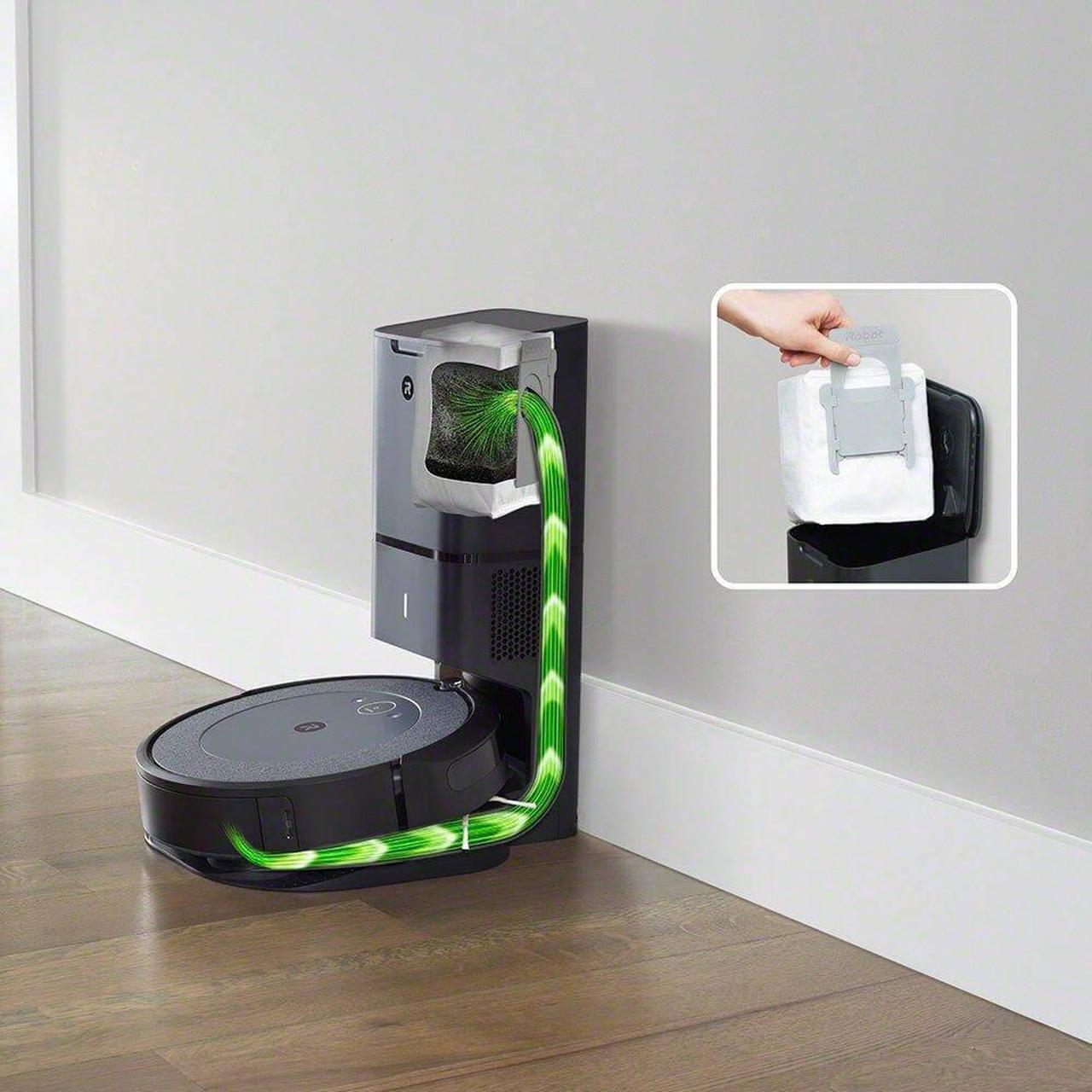 Alt view image 2 of 5 - iRobot ROOMBAI3550 Roomba i3+ (3550) Wi-Fi Connected Robot Vacuum with Automatic Dirt Disposal