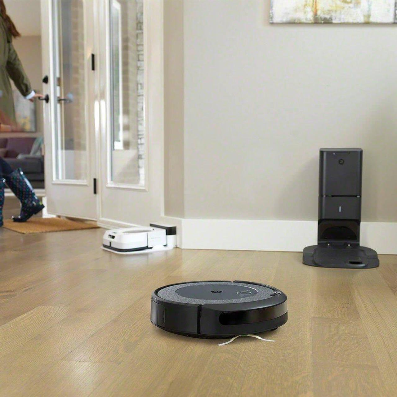Alt view image 4 of 5 - iRobot ROOMBAI3550 Roomba i3+ (3550) Wi-Fi Connected Robot Vacuum with Automatic Dirt Disposal