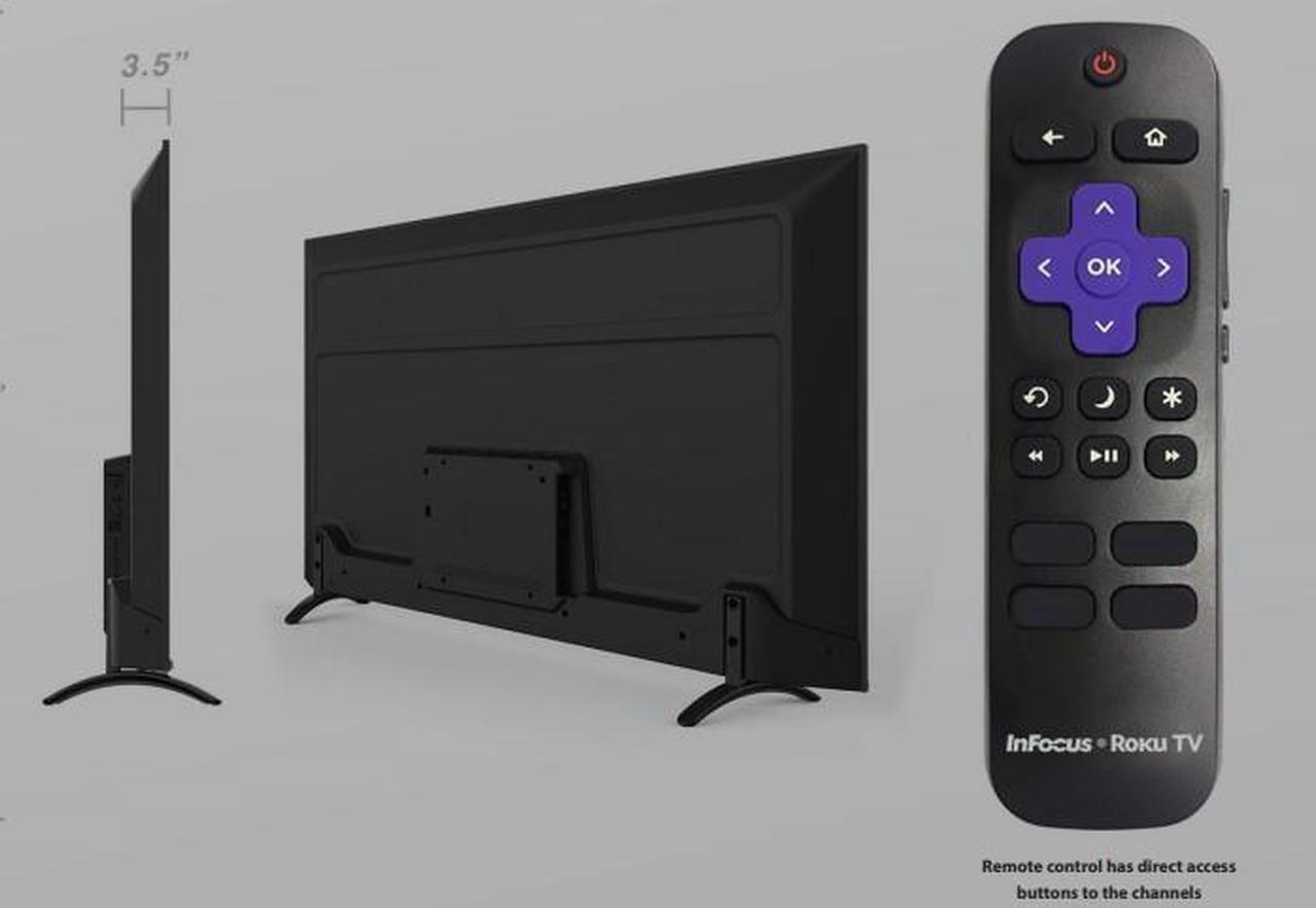 Alt view image 7 of 17 - InFocus Classic Series 45" 1080p Roku Smart LED TV (IN-45FA40PR)
