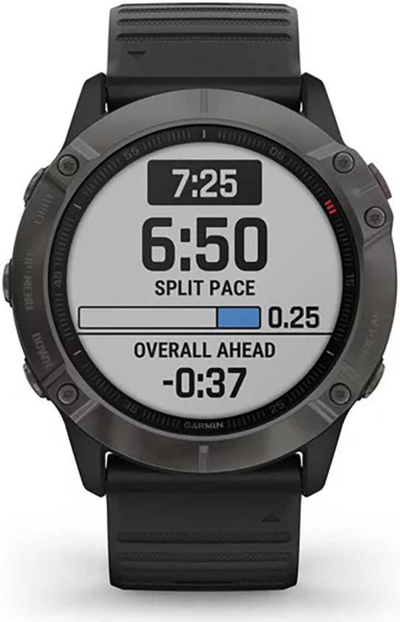 Alt view image 2 of 4 - Garmin fenix® 6X Sapphire - Carbon Gray