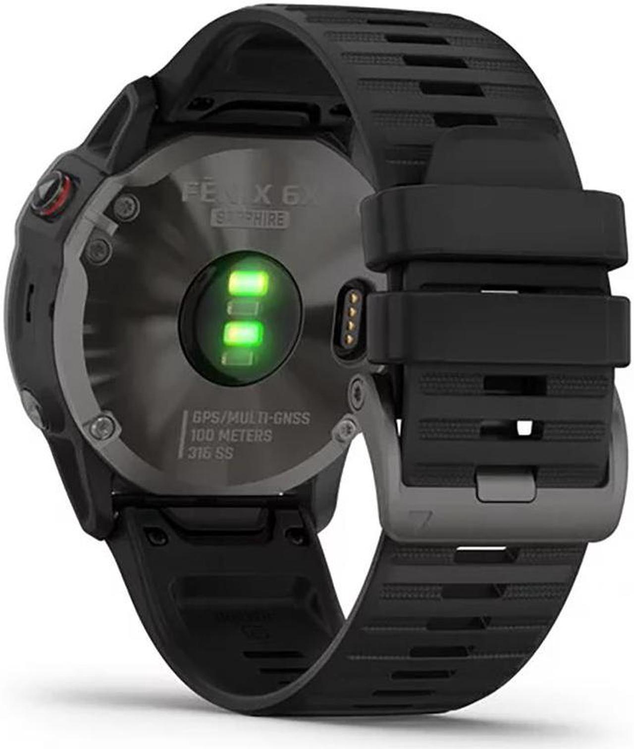 Alt view image 4 of 4 - Garmin fenix® 6X Sapphire - Carbon Gray