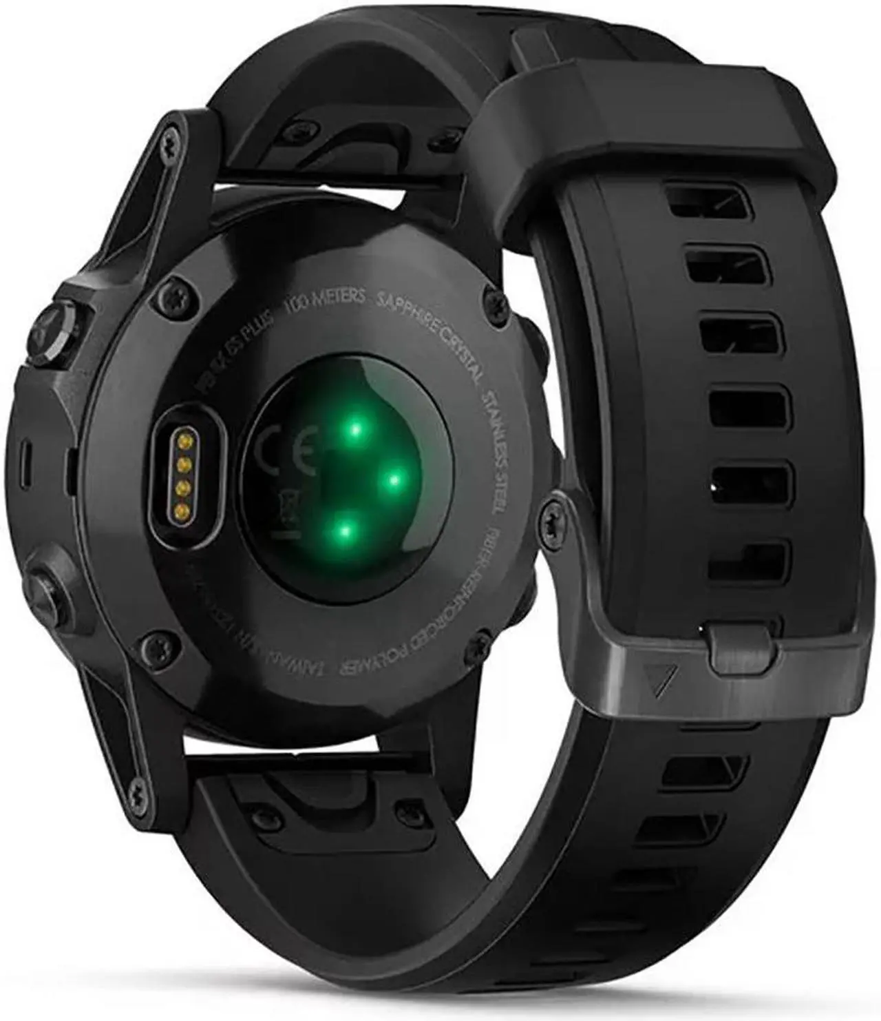 Alt view image 6 of 6 - Garmin fenix 5 Plus Sapphire Edition Training Watch - Black/Black - 42mm