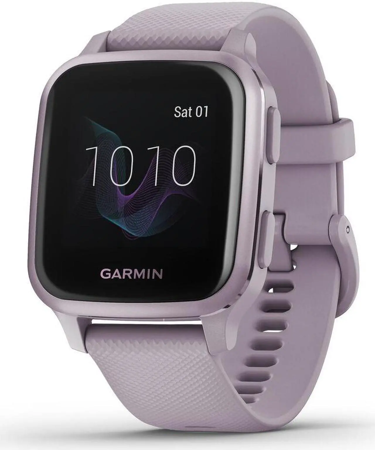 Main image of Garmin Venu® Sq Smartwatch - Metallic Orchid Bezel with Orchid Case and Silicone Band