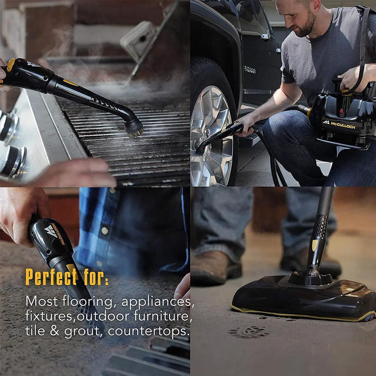 Alt view image 4 of 7 - McCulloch MC1270 Portable Power Steam Cleaner