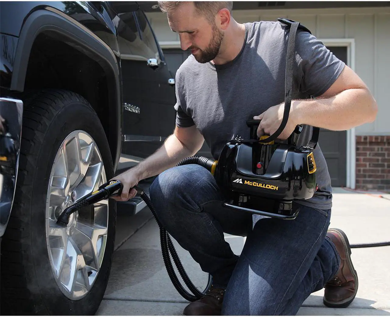 Alt view image 7 of 7 - McCulloch MC1270 Portable Power Steam Cleaner