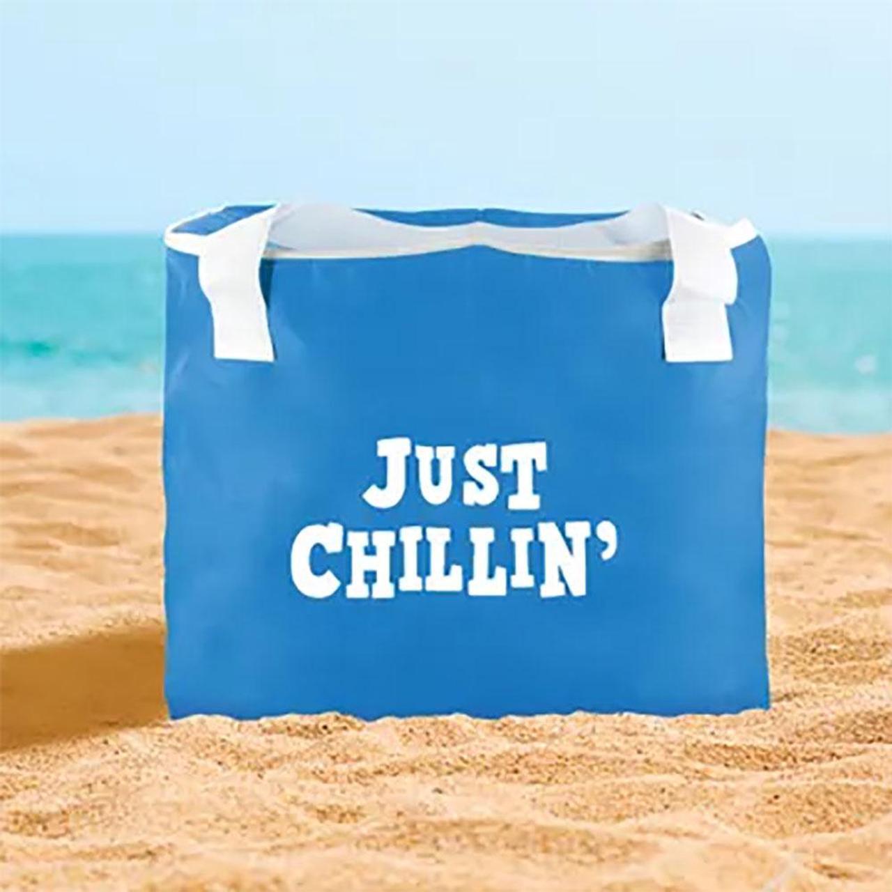 Alt view image 2 of 2 - Kole Imports JUSTCHILLBAG Just Chillin Insulated Cooler Tote Bag