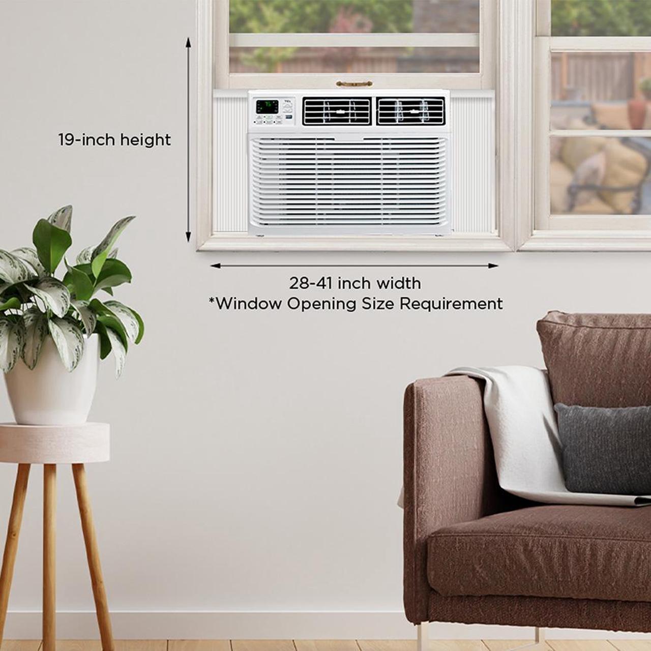 Alt view image 3 of 7 - TCL H15W25W 15,000 BTU Smart Window Air Conditioner -