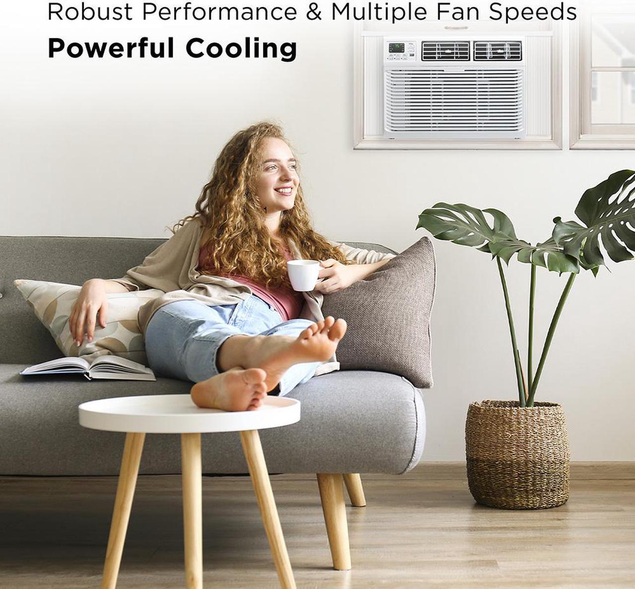 Alt view image 5 of 7 - TCL H15W25W 15,000 BTU Smart Window Air Conditioner -