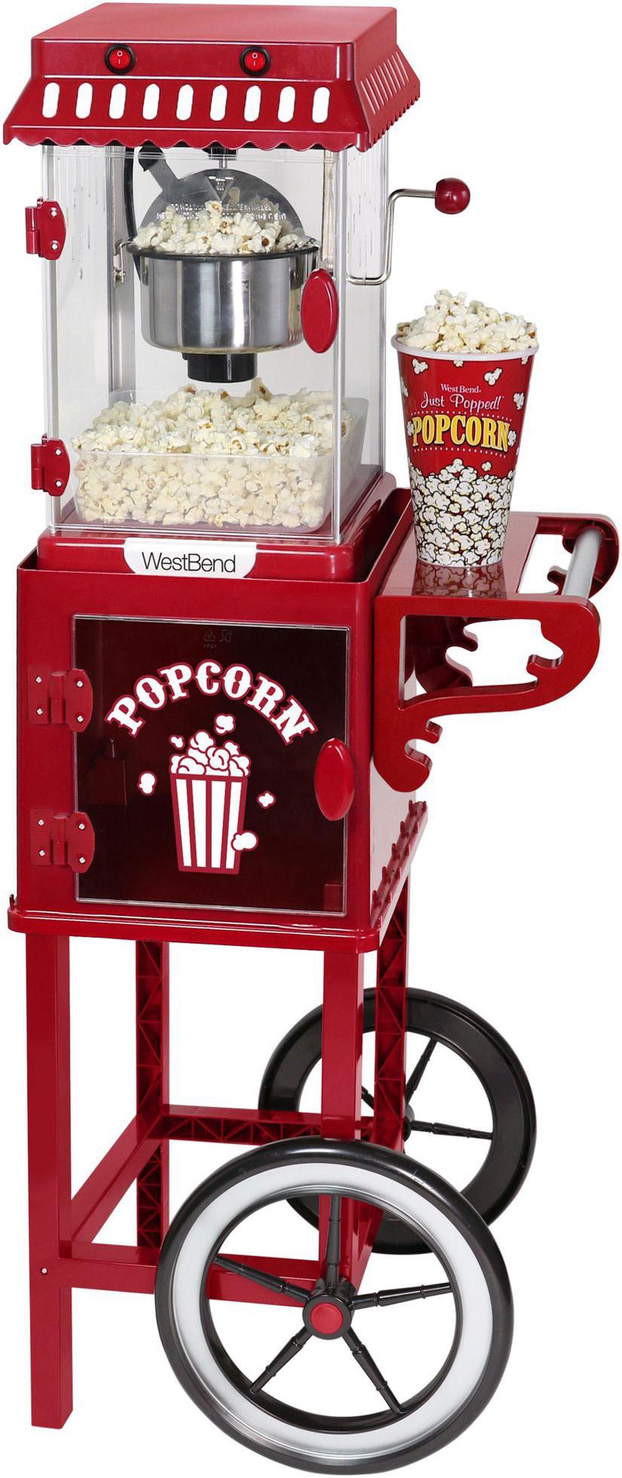 West Bend PCMC20RD13 Popcorn Cart Popcorn Maker