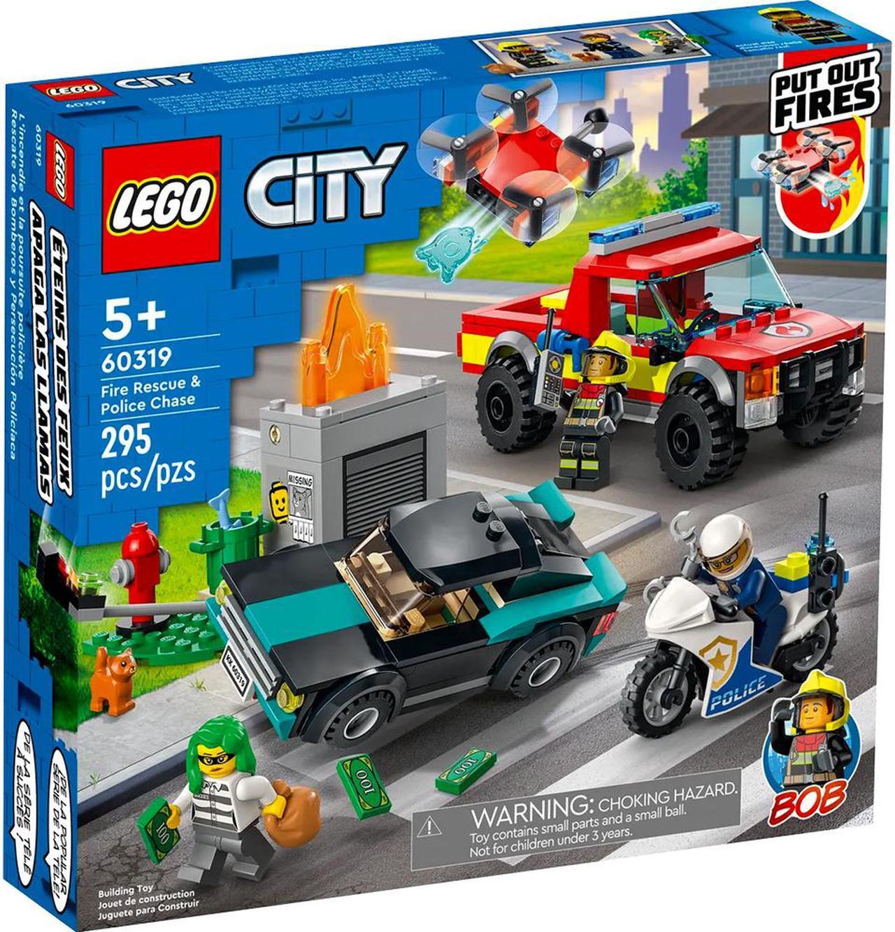Alt view image 6 of 7 - LEGO 60319 City Fire Rescue & Police Chase