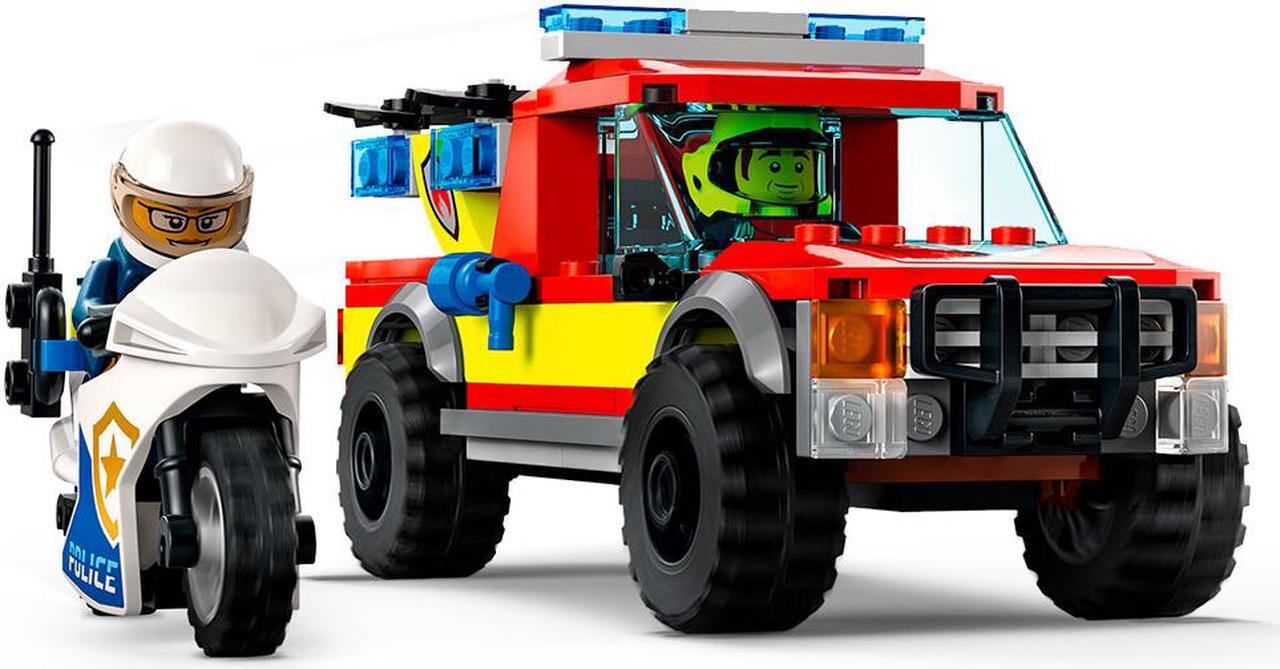Alt view image 4 of 7 - LEGO 60319 City Fire Rescue & Police Chase