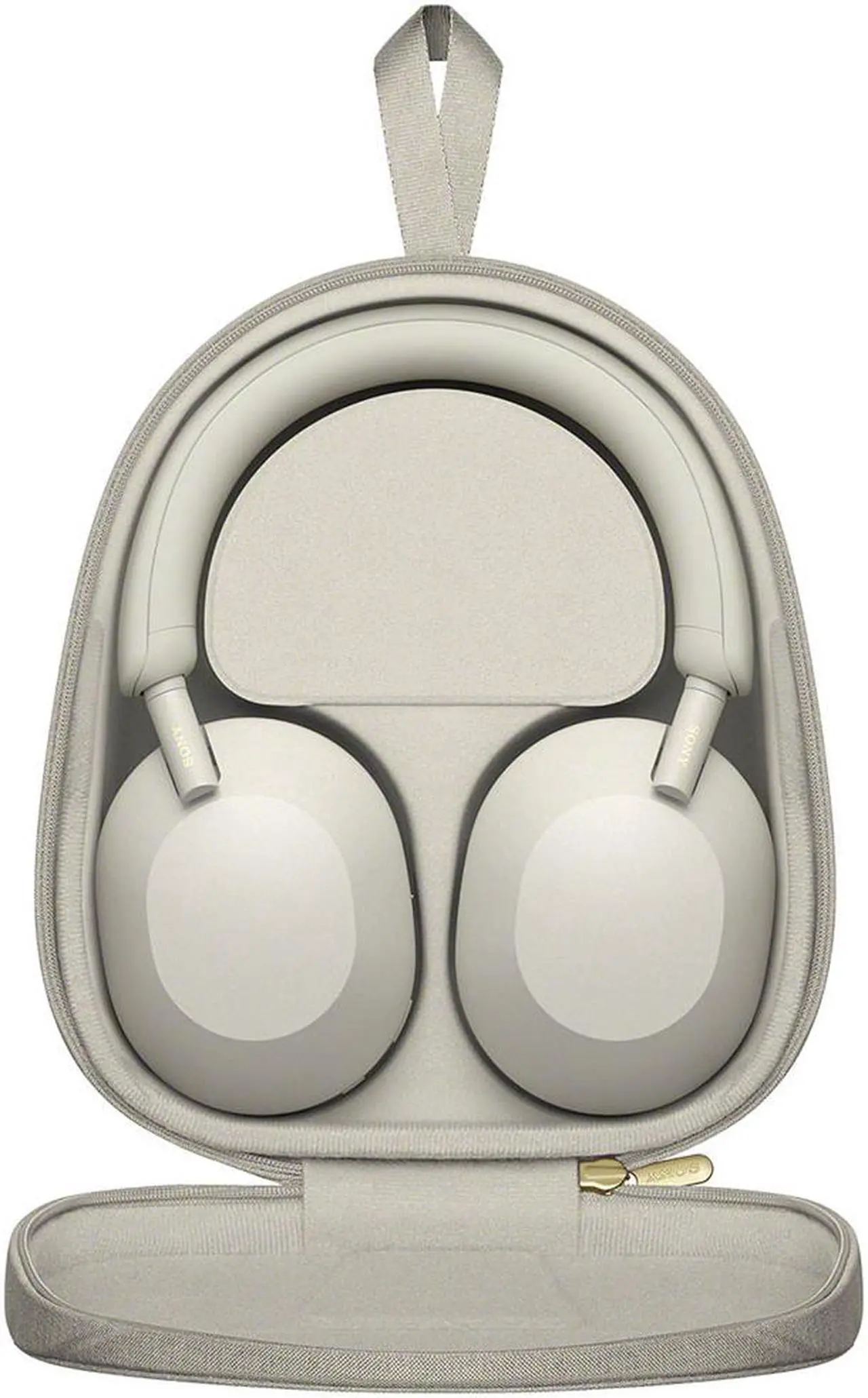 Alt view image 4 of 20 - Sony WH-1000XM5 Noise-Canceling Wireless Over-Ear Headphones (Silver)