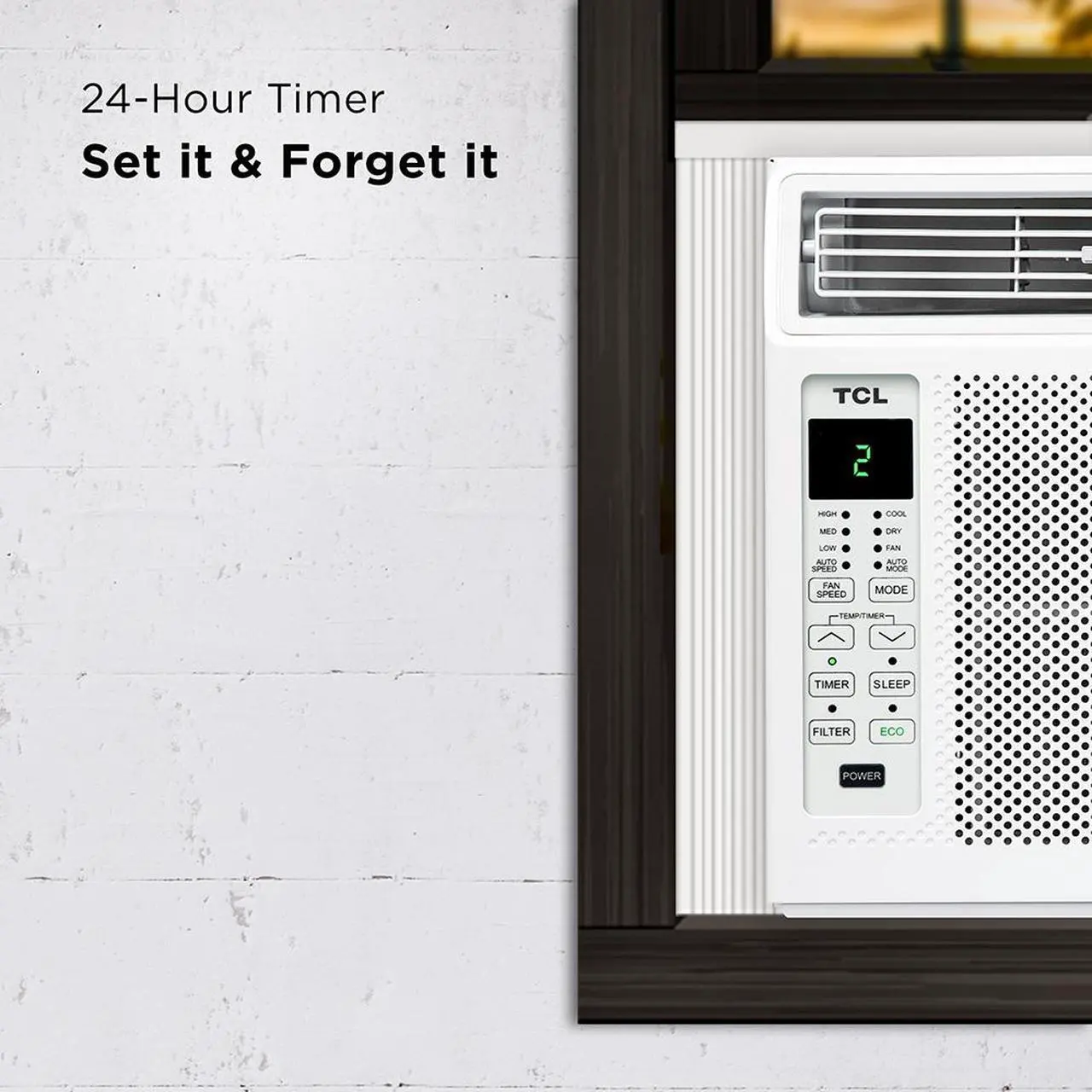 Alt view image 6 of 6 - TCL H5W23W 5,000 BTU Window Air Conditioner