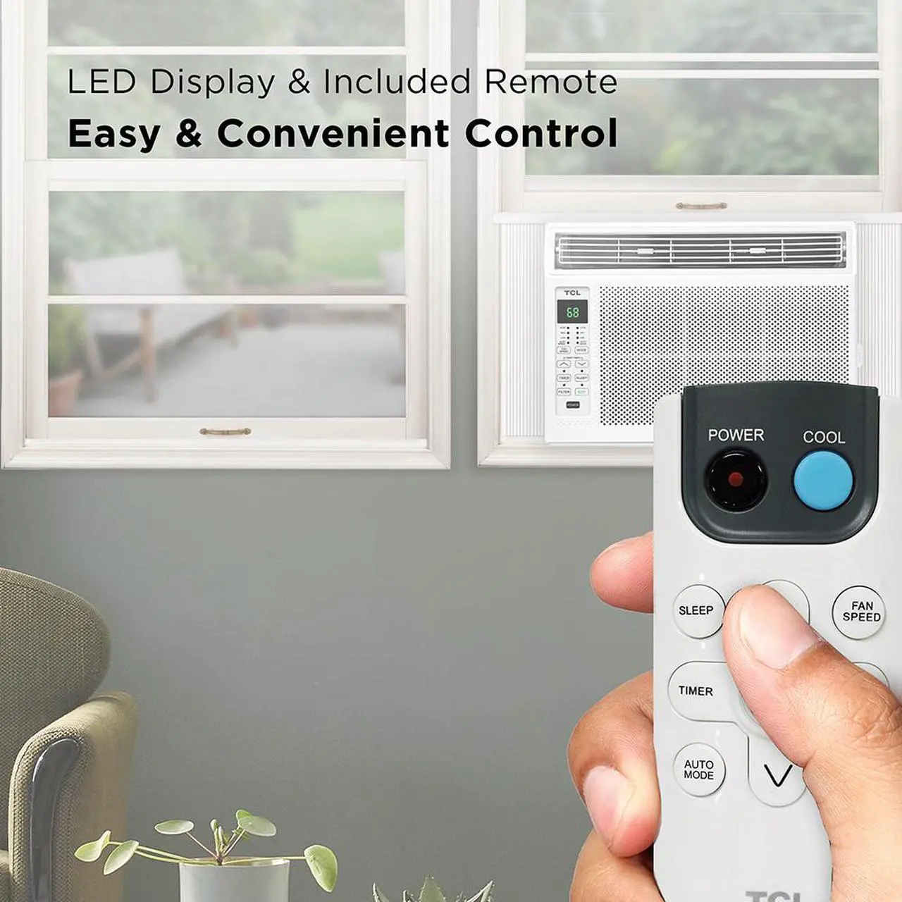 Alt view image 5 of 6 - TCL H5W23W 5,000 BTU Window Air Conditioner