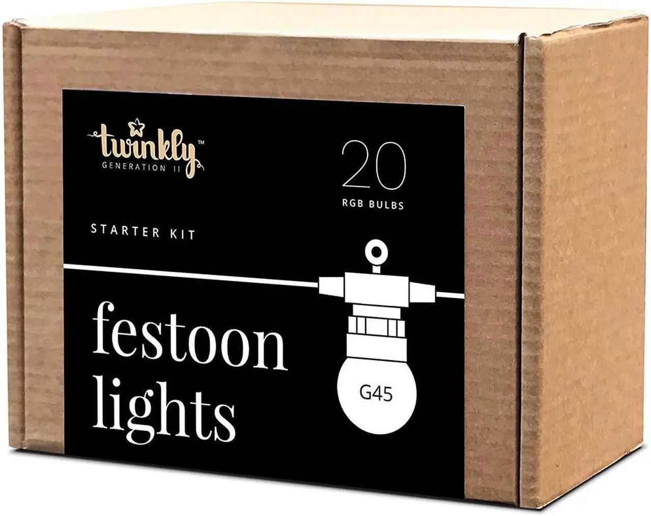 Main image of Twinkly TWF020STP Festoon Lights - Starter Kit - Generation II