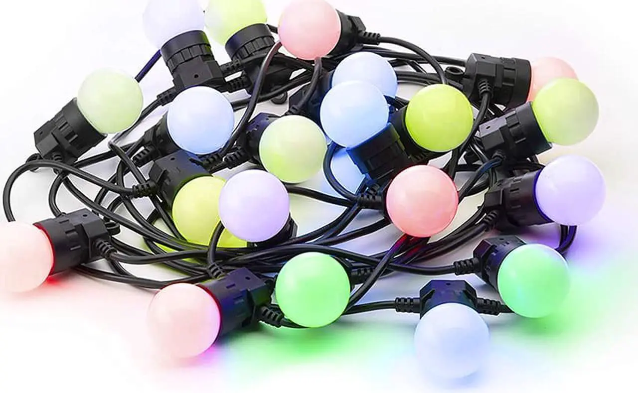Alt view image 4 of 6 - Twinkly TWF020STP Festoon Lights - Starter Kit - Generation II